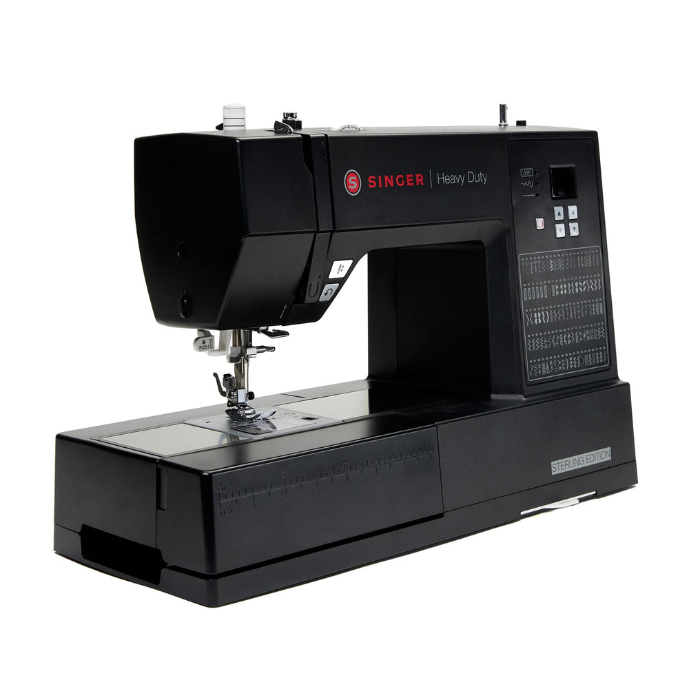 Singer Heavy Duty HD6605 Sterling Black Sewing Machine - 100 stitch patterns, needle up/down - New 2025 model