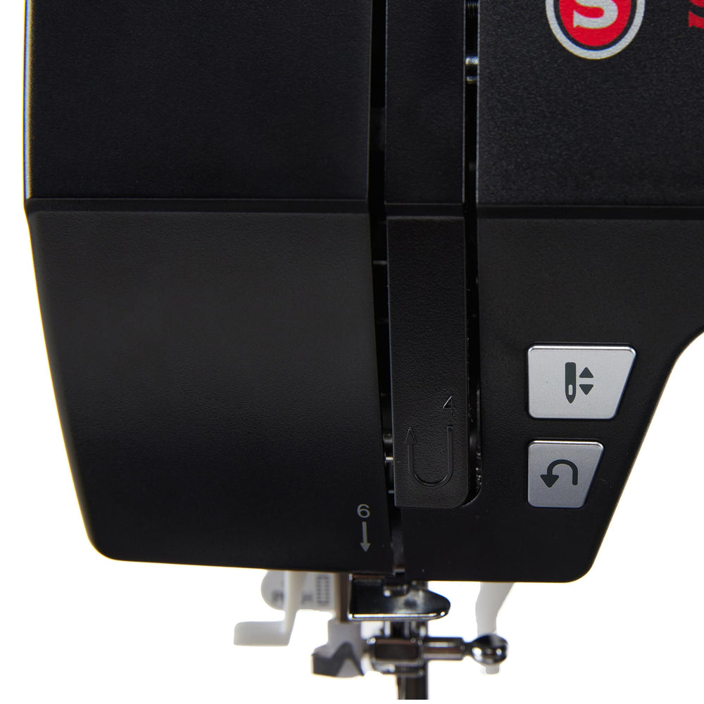 Singer Heavy Duty HD6605 Sterling Black Sewing Machine - 100 stitch patterns, needle up/down - New 2025 model