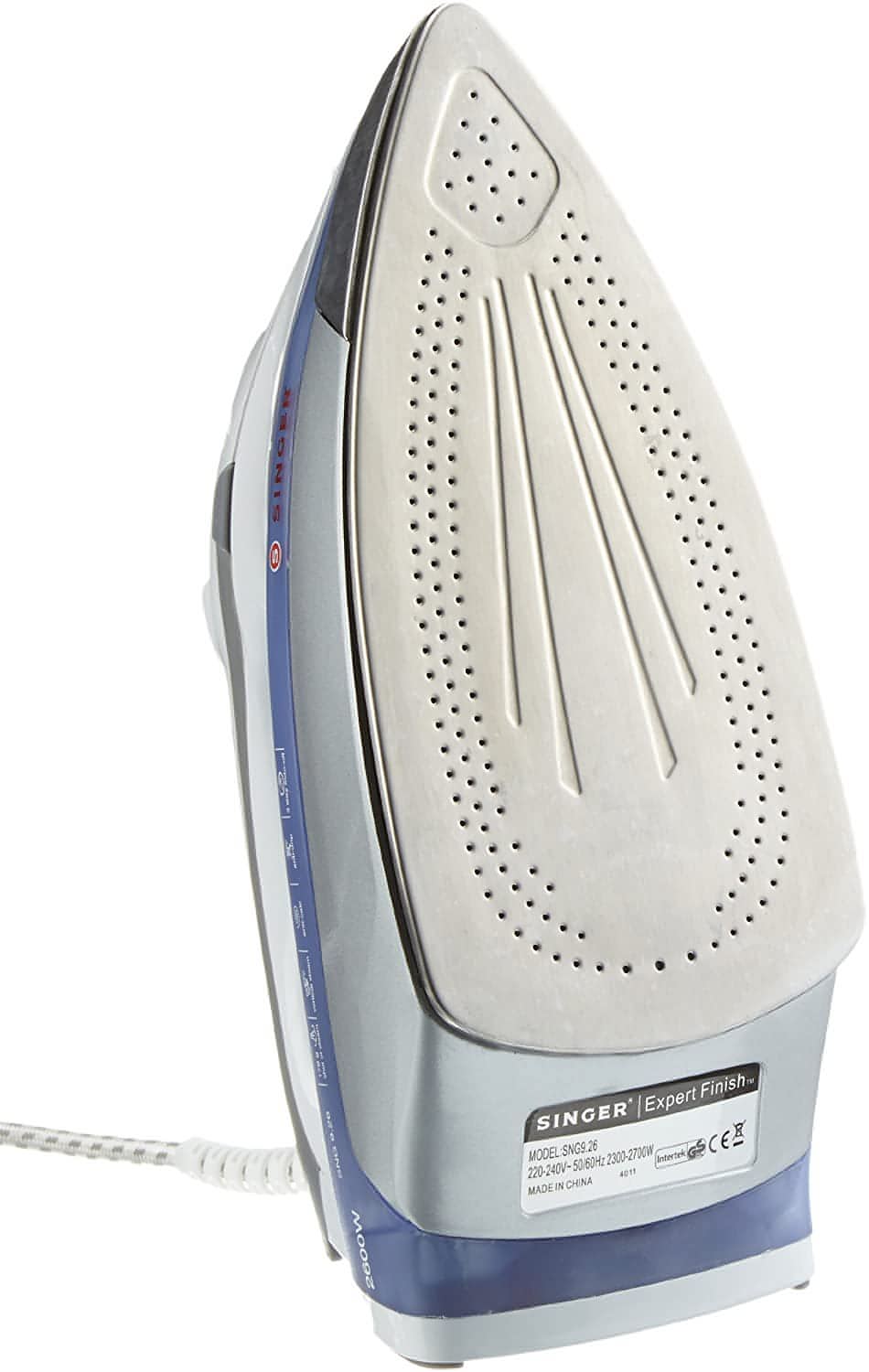 Singer 9.26 Expert Finish Steam Iron for general ironing and quilting