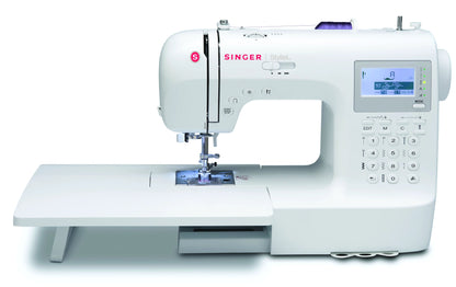 Singer Stylist 9100 Sewing Machine - 400 stitch patterns with 2 fonts for letter and number sewing