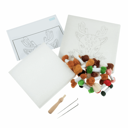 Trimits Needle Felting Kit with Frame - Deer